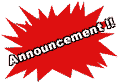Announcement !!